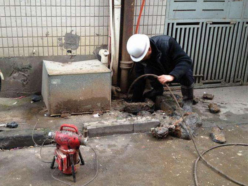 万城镇疏通下水道-洗菜池疏通